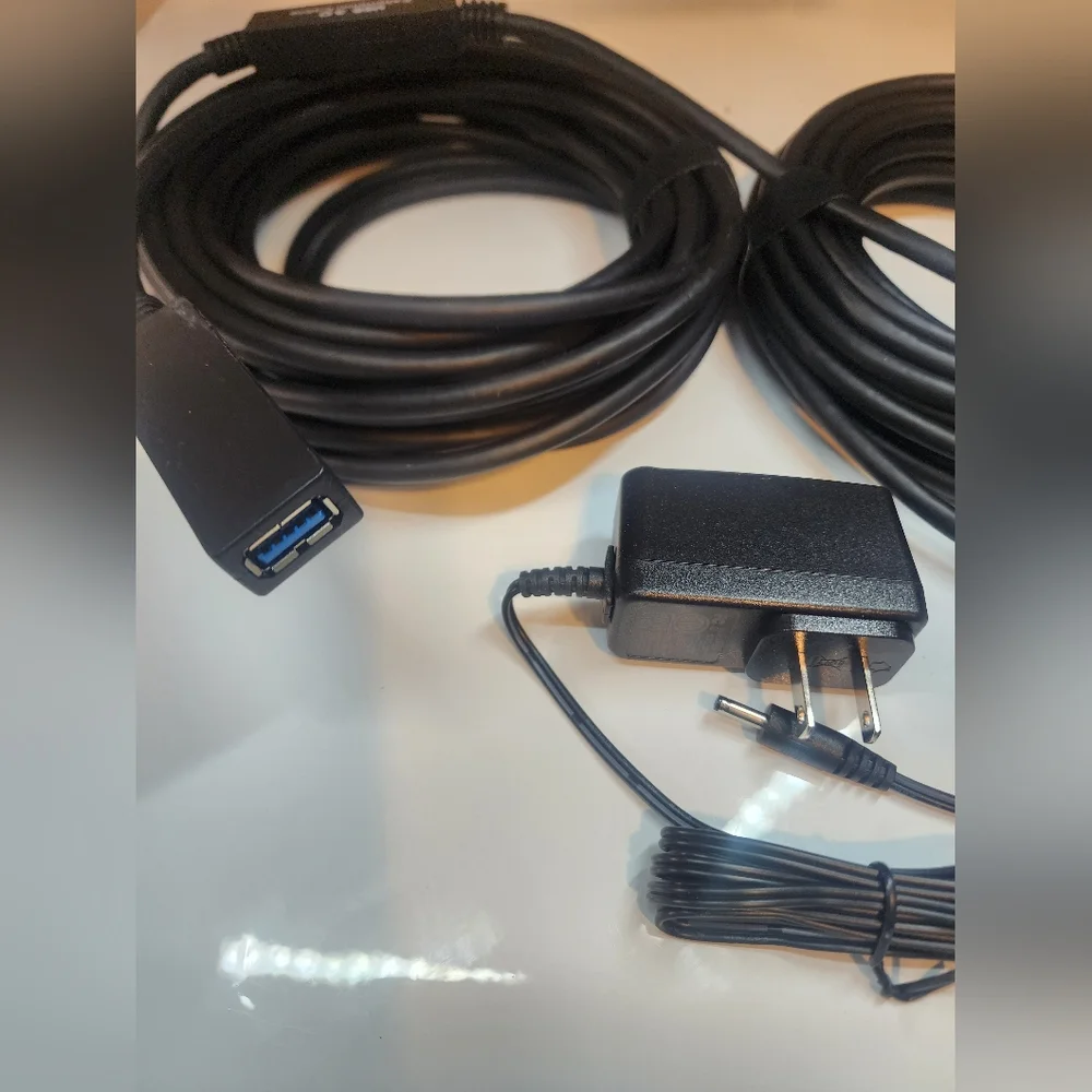 50FT USB 3.0 Extension Cable,Active Type A-Male to A-Female Extender Cord, 2 Sig